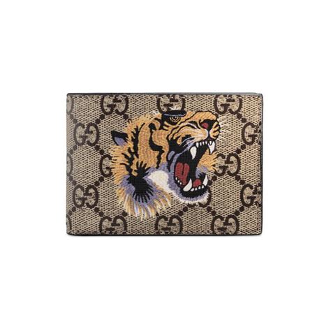 gucci tiger wallet men's|Gucci tiger button up.